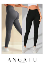 Kit com2 Leggings Zero Transparência Invishape™ | + Frete Grátis | Sem Costura, Canelada, Não Enrola, Modela e Afina a Silhueta