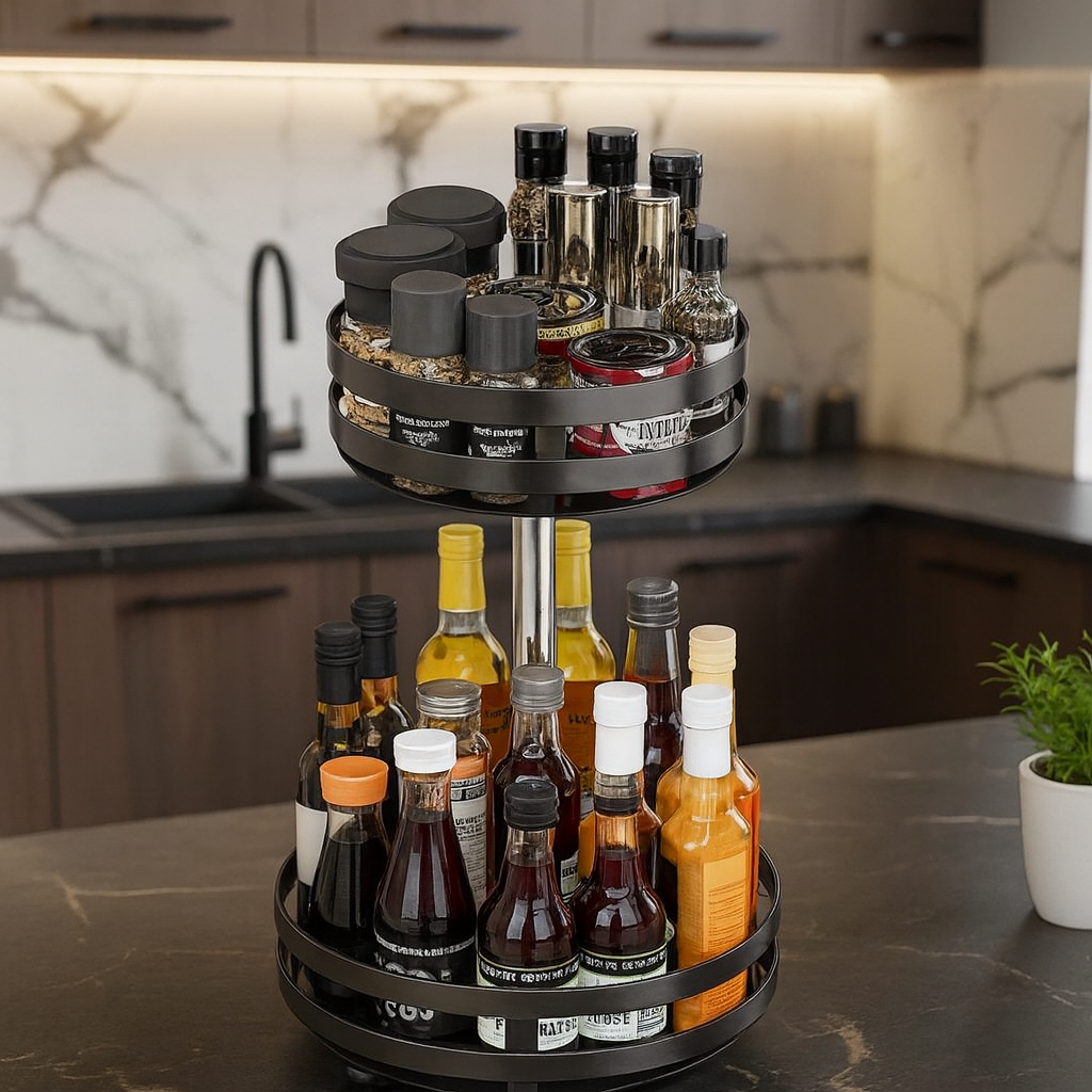 Prateleira Rotativa 360° Multiuso - LuxSpin