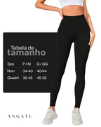Kit com2 Leggings Zero Transparência Invishape™ | + Frete Grátis | Sem Costura, Canelada, Não Enrola, Modela e Afina a Silhueta