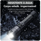 LumenX Pro™ - Lanterna Tática com 10.000 Lúmens