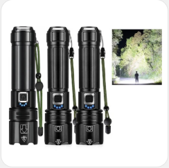 LumenX Pro™ - Lanterna Tática com 10.000 Lúmens