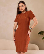 🌟 Vestido Tricô Elegance – Sofisticação e Conforto em Cada Detalhe