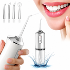 🦷AquaSmile Pro™ – Irrigador Bucal Portátil Recarregável 💧