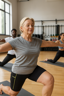 Kit 3 Bermudas Fitness com Cós Alto e Bolsos Fundos - PowerFit 3X