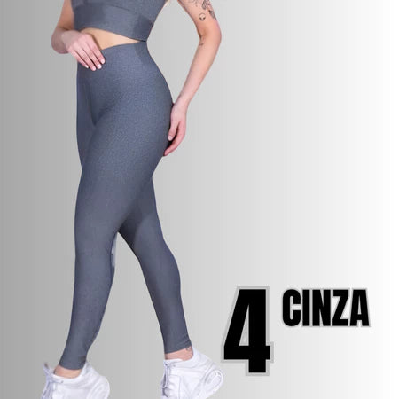 Leve 4 Leggings Invishape™ – Modela sem Marcar, 100% Opaca e Confortável!