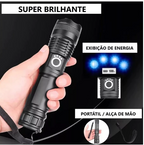 LumenX Pro™ - Lanterna Tática com 10.000 Lúmens
