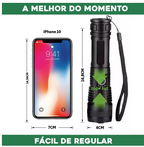 LumenX Pro™ - Lanterna Tática com 10.000 Lúmens