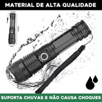 LumenX Pro™ - Lanterna Tática com 10.000 Lúmens