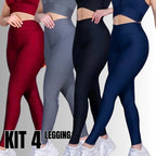 Kit 2 Leggings Zero Transparência – Não Enrola, Modela e Afina a Silhueta
