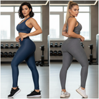Kit 2 Leggings Zero Transparência – Não Enrola, Modela e Afina a Silhueta
