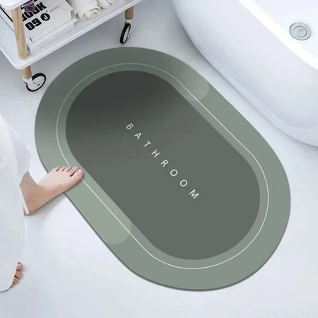 Tapete UltraSeco™ – Antiderrapante, Absorção Imediata e Secagem Rápida
