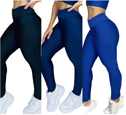 Leve 3 Leggings Invishape™ – Modela sem Marcar, 100% Opaca e Confortável!