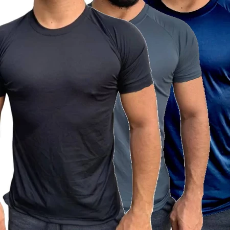 Kit 3 Camisa Camiseta Dry Fit Masculino