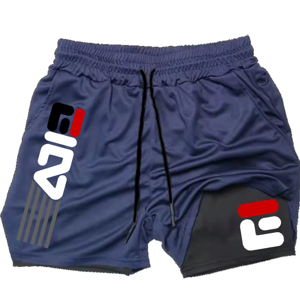 KIT 4 SHORTS DE COMPRESSÃO 2 EM 1 PROFIT  [PAGUE 02 LEVE 04]