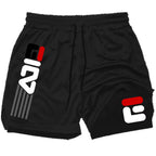 KIT 4 SHORTS DE COMPRESSÃO 2 EM 1 PROFIT  [PAGUE 02 LEVE 04]
