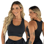 Kit com 2 Tops Inviflex™Conforto, Suporte e Liberdade para seus Treinos