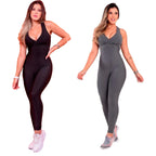 Kit 2 Macacões Fitness Longos - FitFlex