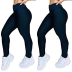 Leve 4 Leggings Invishape™ – Modela sem Marcar, 100% Opaca e Confortável!