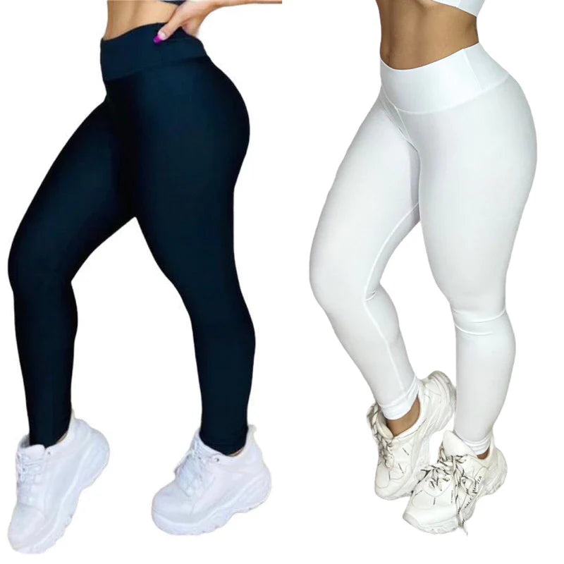 Leve 2 Leggings Duplex Lisa – Modela sem Marcar, 100% Opaca