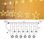 Cascata Estrela LED com 8 Funções