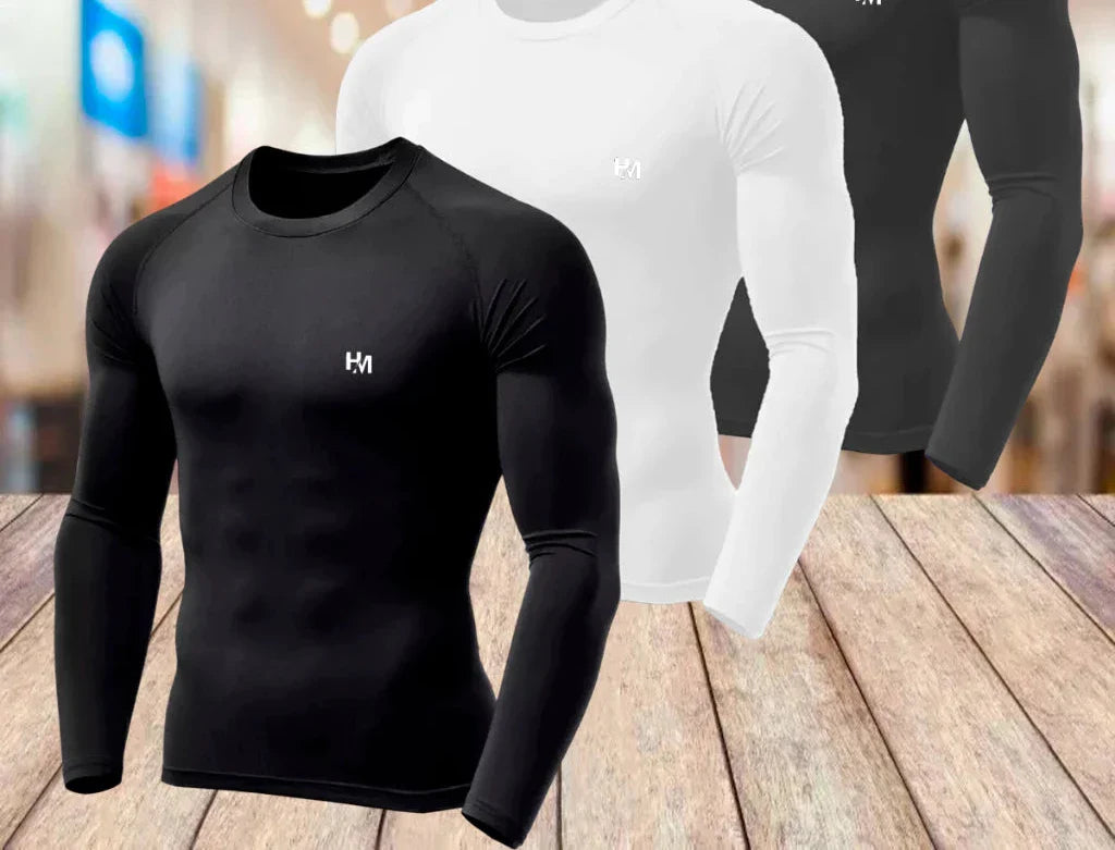 Kit 3 Camisetas Térmicas Segunda Pele