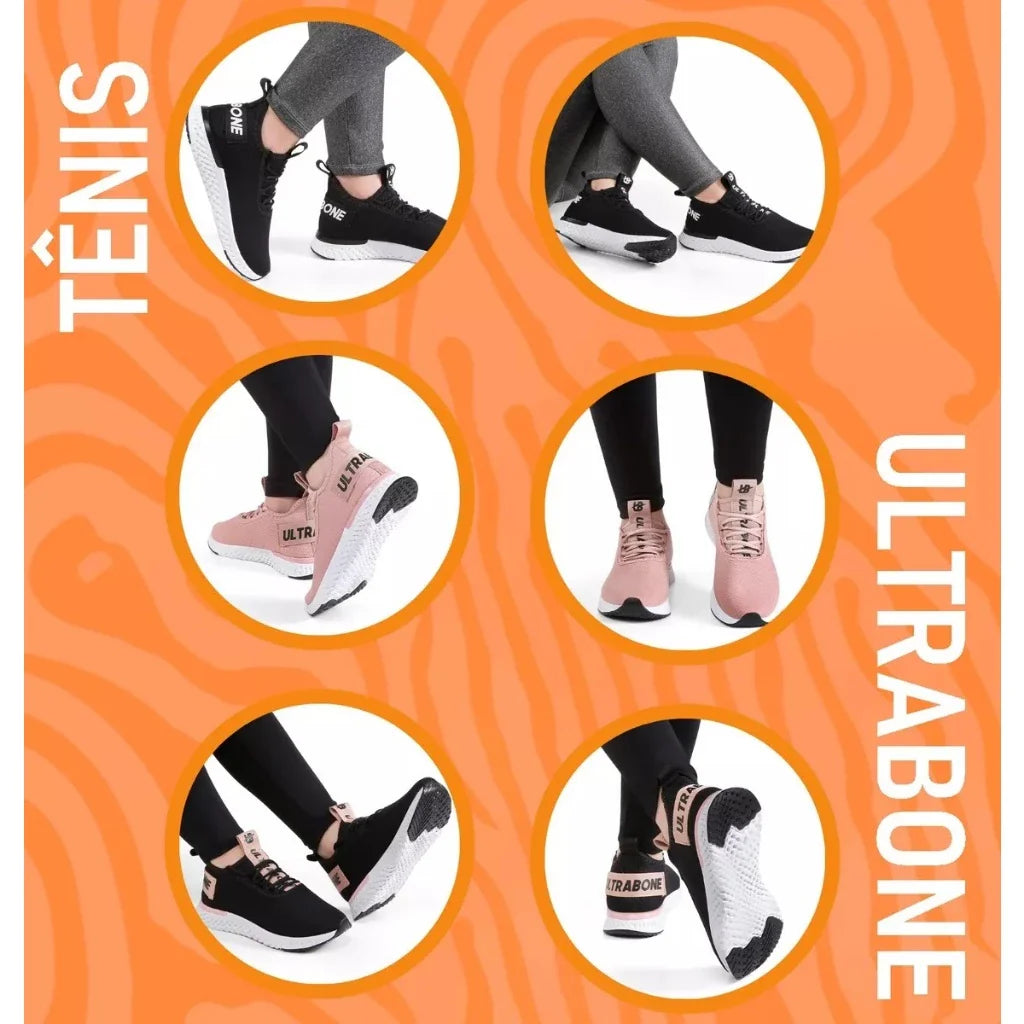 Kit Tênis Feminino para Corrida, Academia + Relógio - Promoção