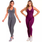 Kit 2 Macacões Fitness Longos - FitFlex