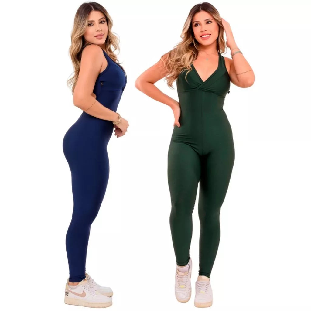 Kit 2 Macacões Fitness Longos - FitFlex