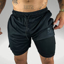 Kit 3 Shorts 2 em 1 Para Academia, Corrida e Lazer
