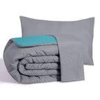 Kit Edredom Casal Queen 3 Peças Com Fronha Manta 100 Margarida Cama Box