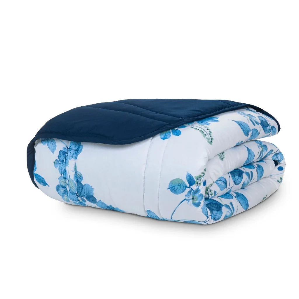 Edredom Casal Queen 01 Peça Micropercal Toque Macio 200 Fios Dupla Face