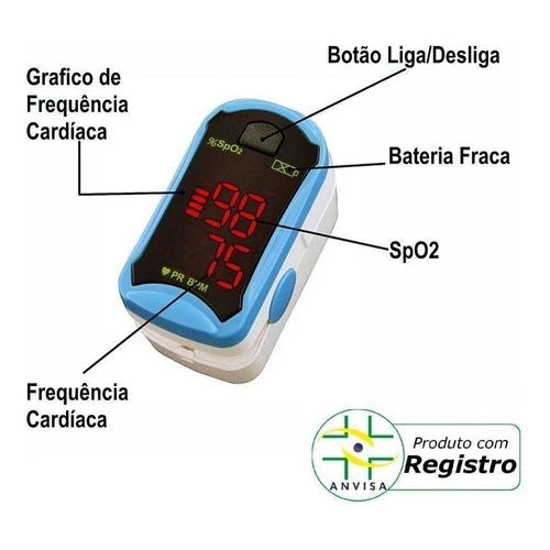 Oxímetro de Dedo Digital G-Tech