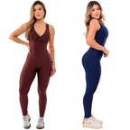 Kit 2 Macacões Fitness Longos - FitFlex