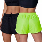 Kit 3 Shorts Tactel Feminino - APENAS R$79,80