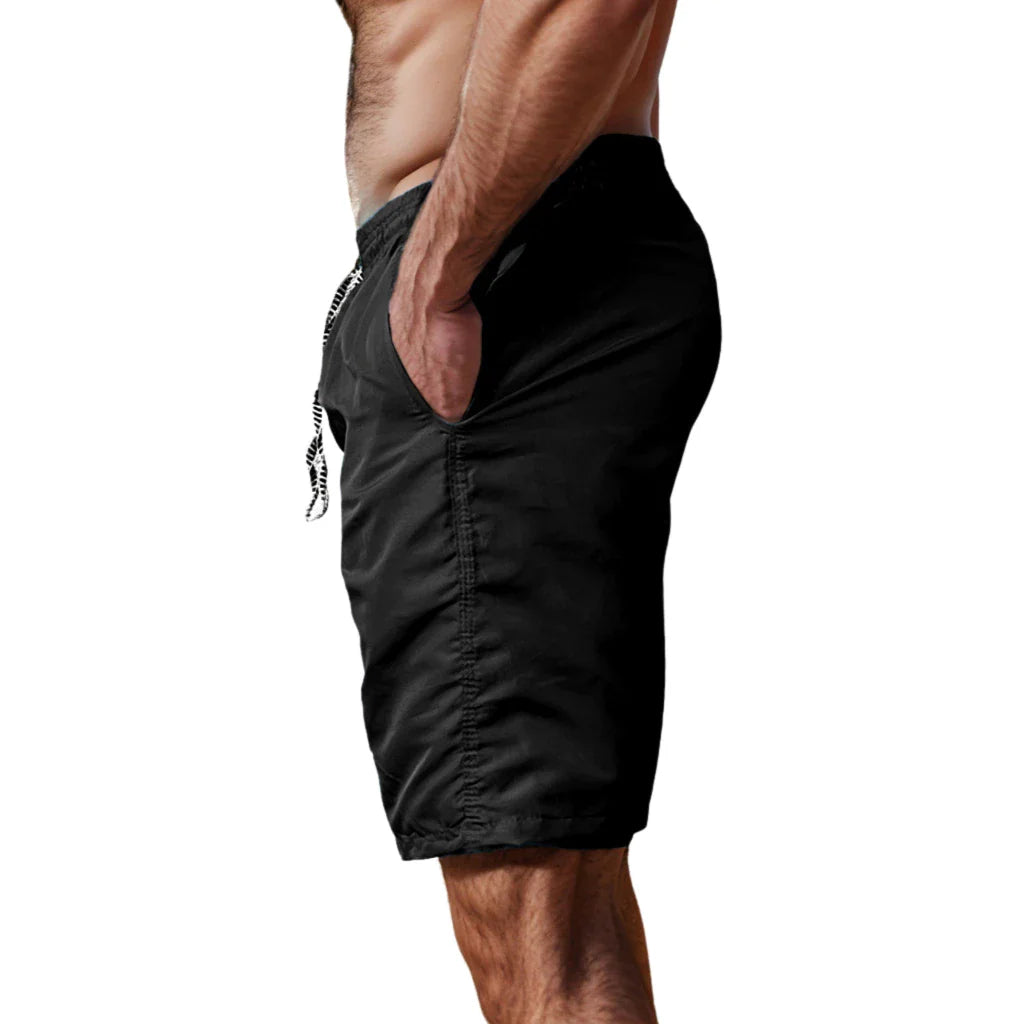 Kit 3 Bermudas Shorts Tactel Masculinas Lisas