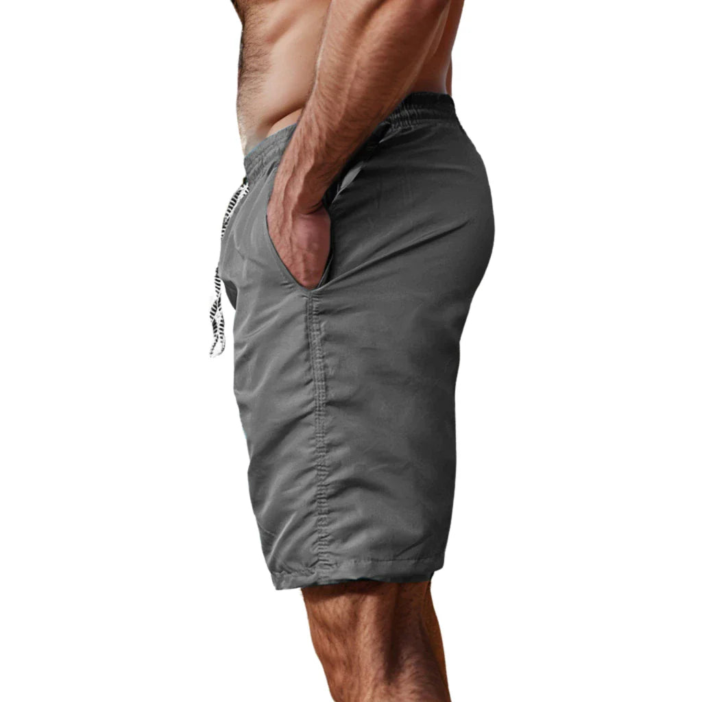 Kit 3 Bermudas Shorts Tactel Masculinas Lisas