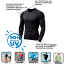 Kit 3 Camisetas Térmicas Segunda Pele