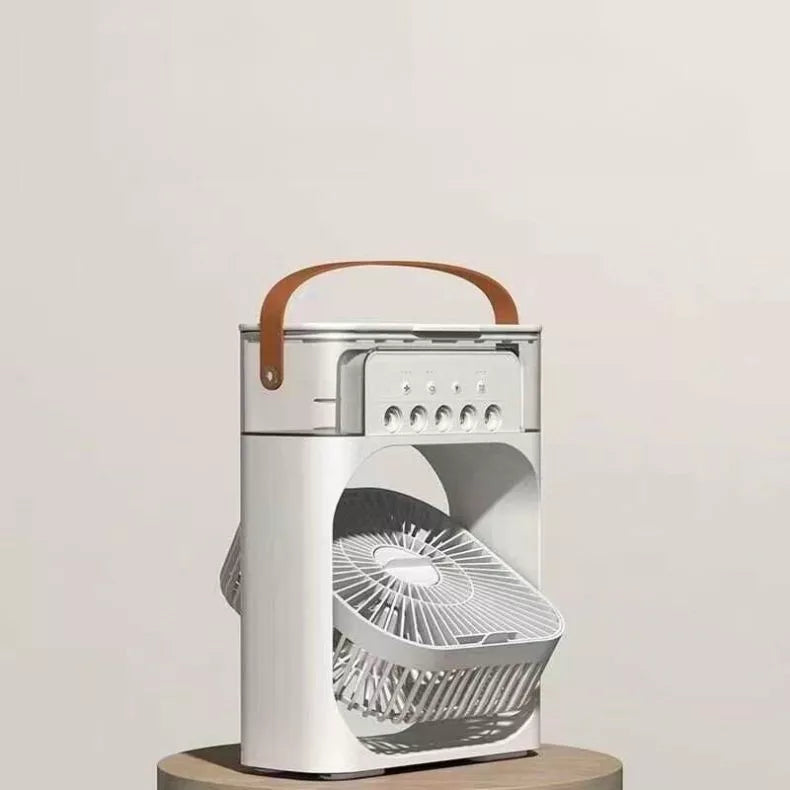 Mini Ar Condicionado Ventilador Portátil Climatizador Umidificador Com Led Entrada USB 600ML