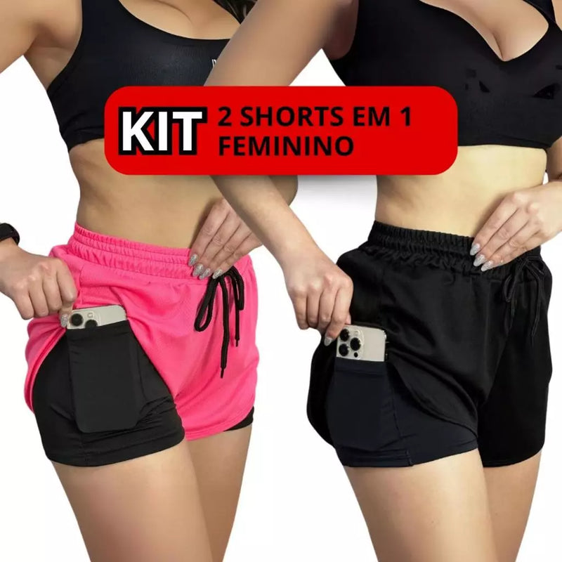 Kit Bermuda Dupla Feminina