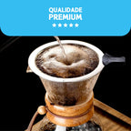 Filtro Coador Inox 101, 102 e 103 Premium | Café Forte e Sustentável