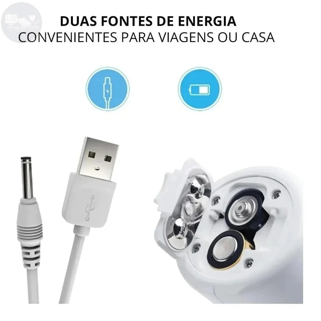 Nebulizador Ultrassônico Portátil – Cuidados Respiratórios e Conforto em Qualquer Lugar!