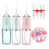 🦷AquaSmile Pro™ – Irrigador Bucal Portátil Recarregável 💧