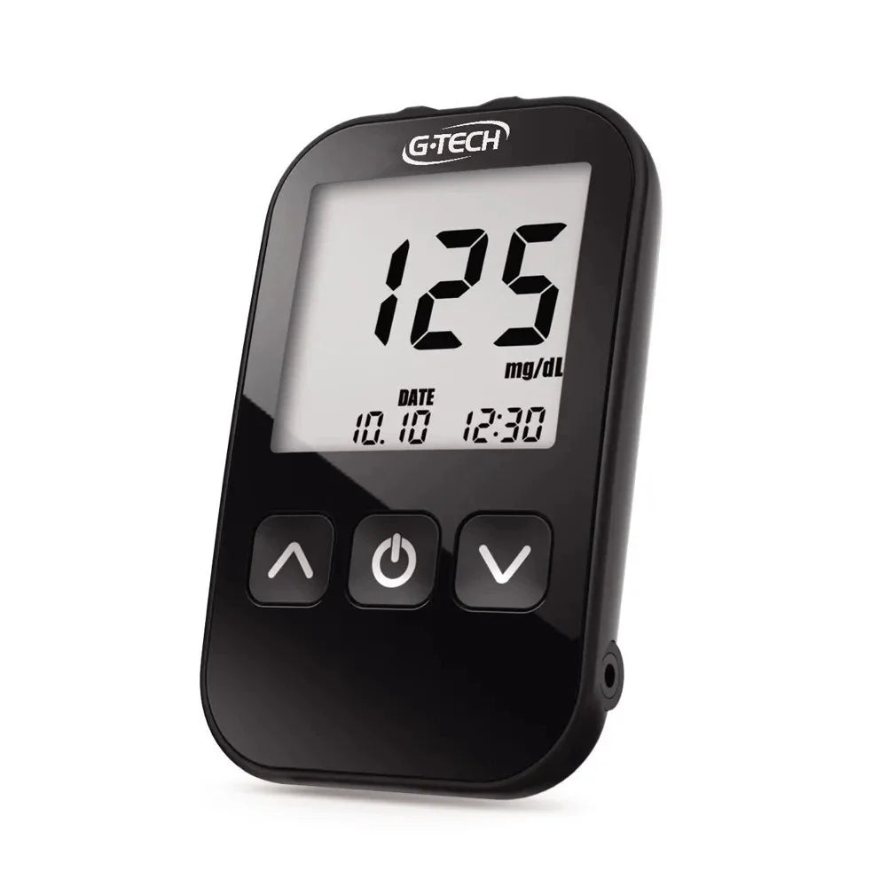 Kit Completo Medidor de Glicose Diabetes G-Tech Lite