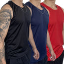 Kit com 3 Regatas Masculinas