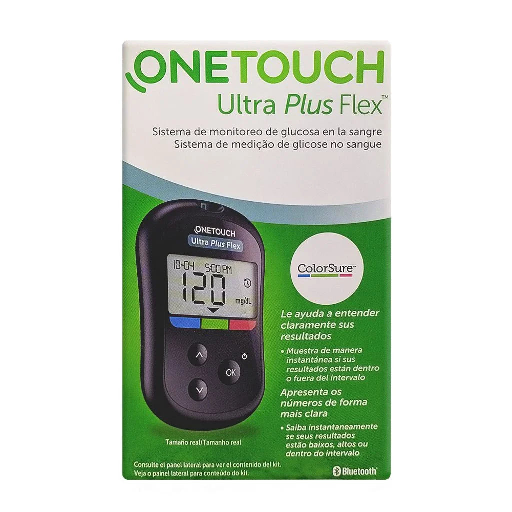 One Touch Ultra Plus Flex Kit - Monitor de Glicemia Completo