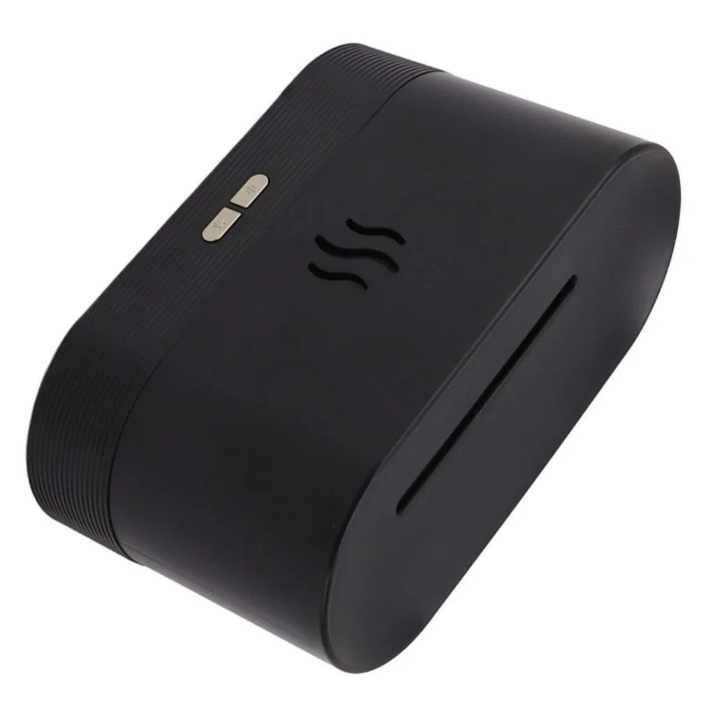 Umidificador com efeito de Chama com Difusor de Óleo de Essencia e Luz LED Colorida 7 Cores