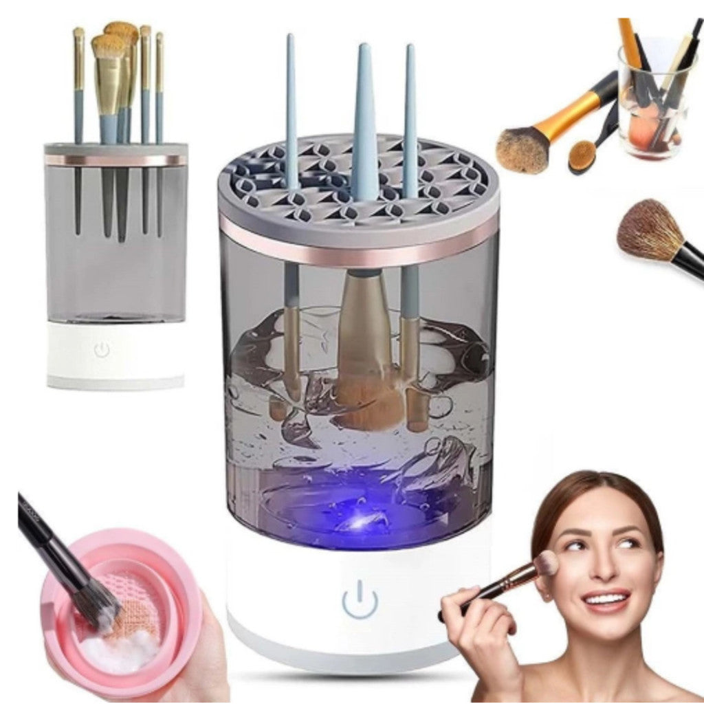 Limpador Elétrico de Pincéis e Esponjas | USB Automático Bivolt