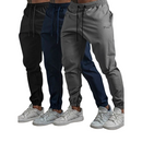 Kit com 3 Calças Jogger Tactel Void com Elastano - Estilo e Conforto para o Dia a Dia e Treinos